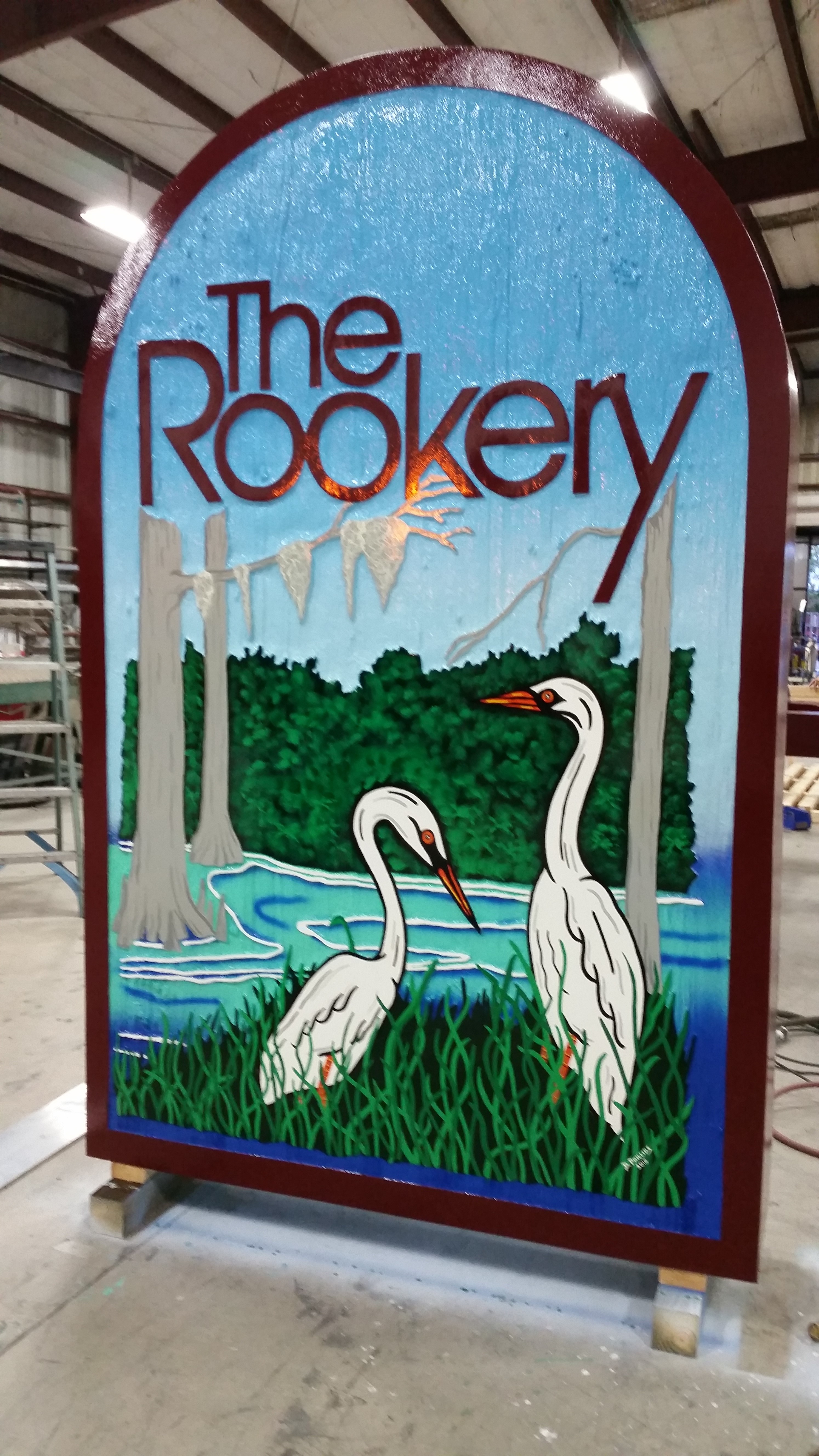 Signage for The Rookery by US Sign and Mill